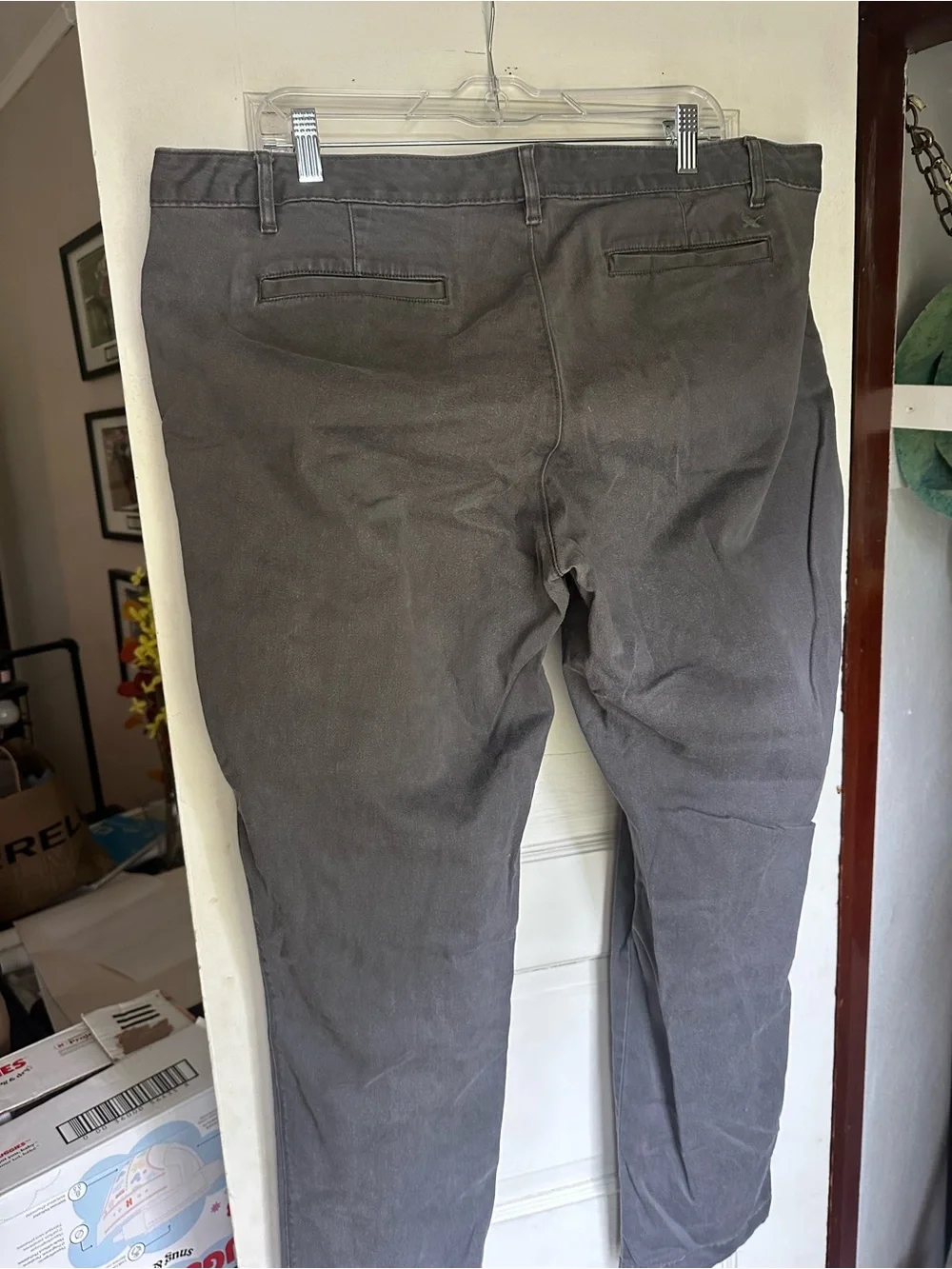 Eddie Bauer Women's Gray Chino Pants